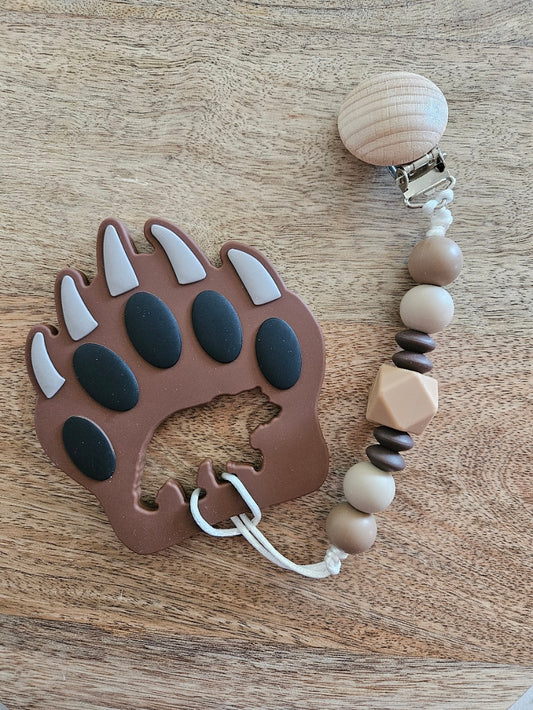 Bear Claw Silicone Teether