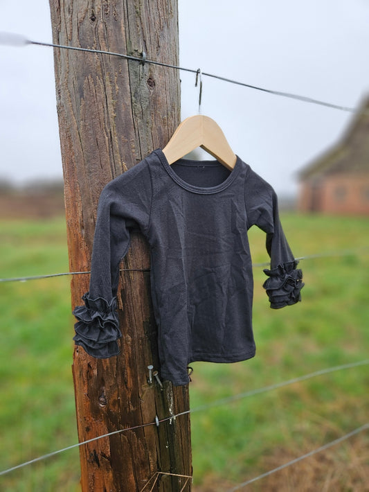 Long Sleeve Ruffle Shirt