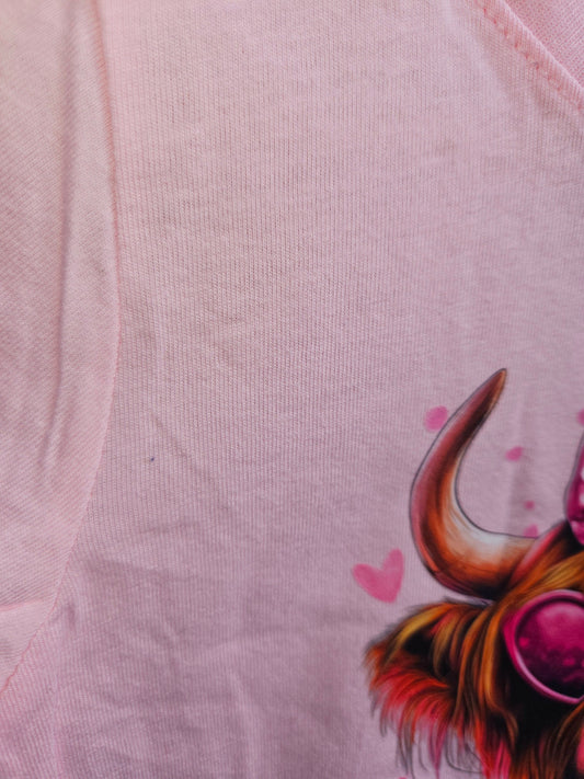 Highland Cow Lollipop Onesie