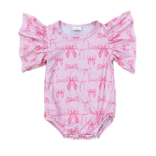 Coquette Bows Flutter Onesie