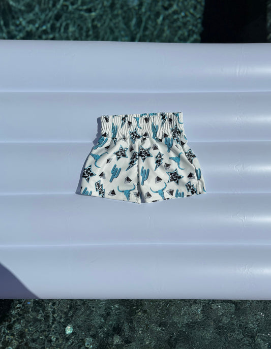 Wild & Western Swim Trunks (FINAL SALE)