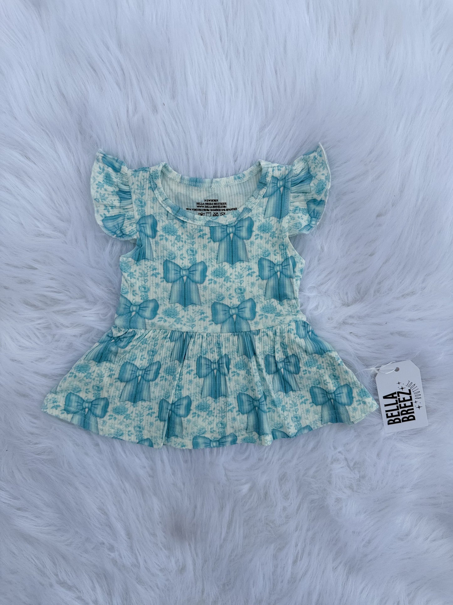 Blue Ribbon Dreams Bamboo Skirted Romper