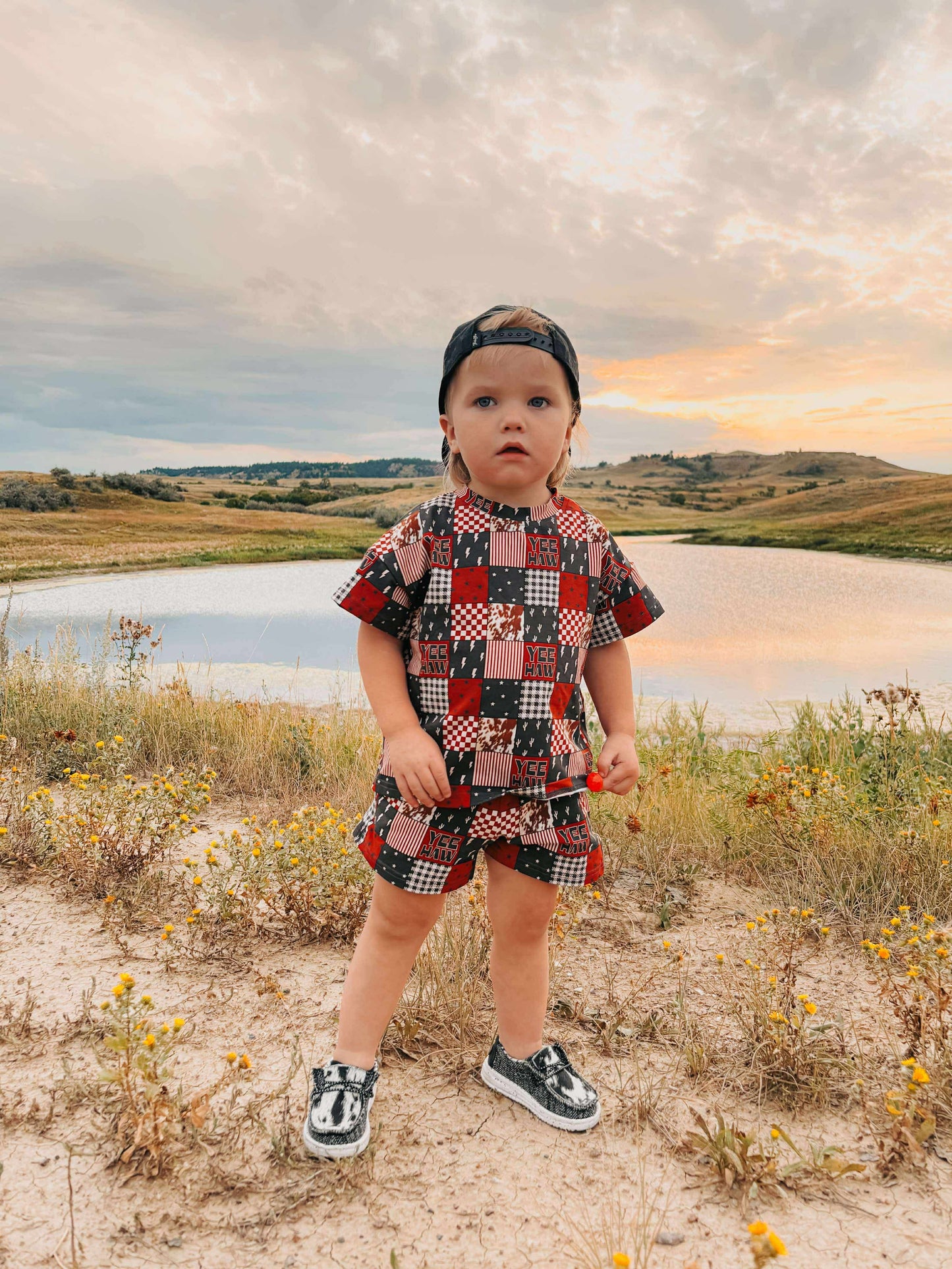 Oversized Yeehaw Short Set