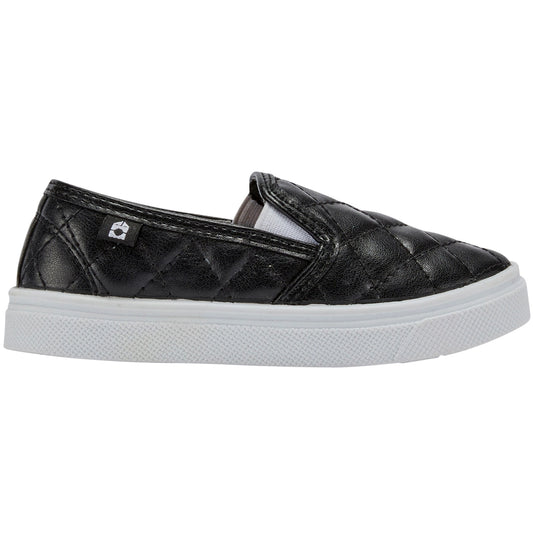 Madison Girls Slip Ons- Black