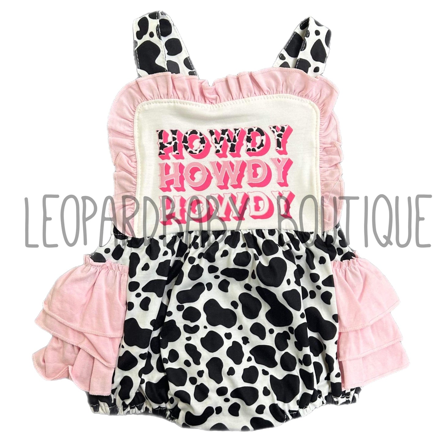 Howdy Ruffle Romper