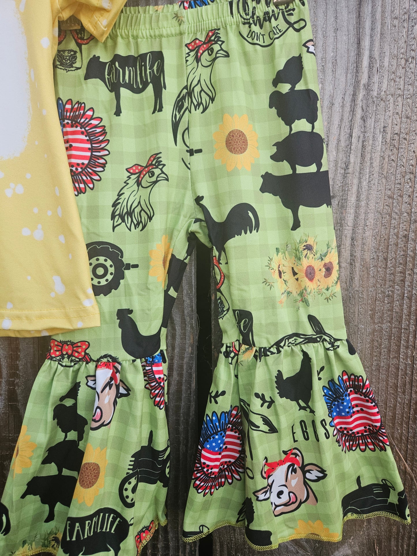 Farm Hair Bell Bottom Set