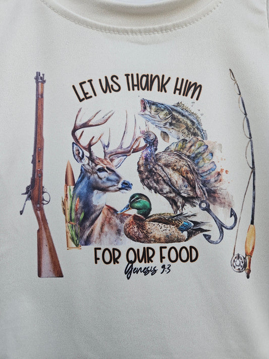 Let Us Thank Him Shirt