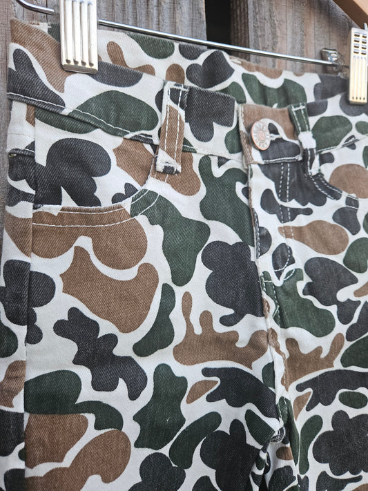 Boys Camo Denim Pant