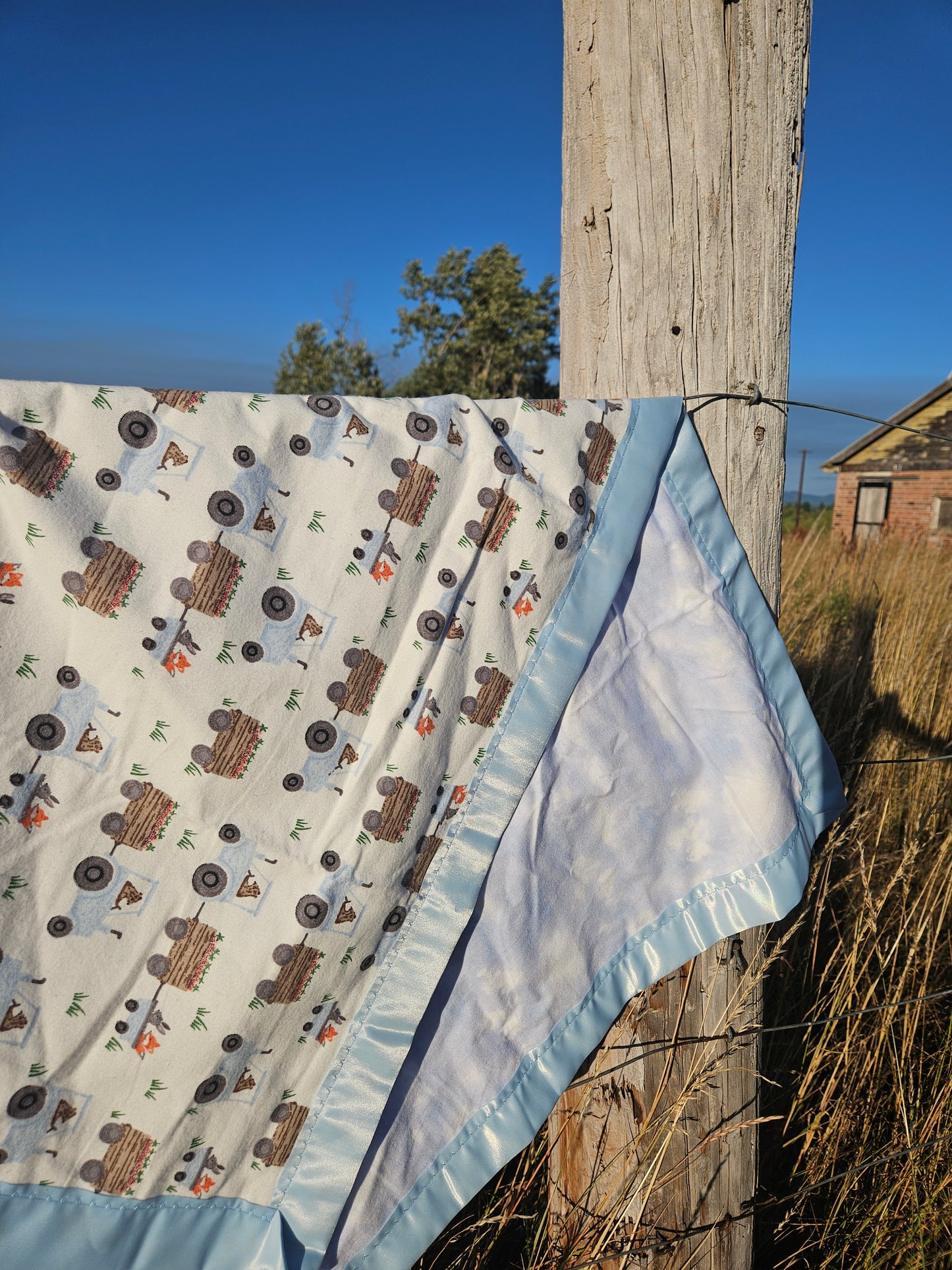 Animal Farmers Fleece Baby Blanket