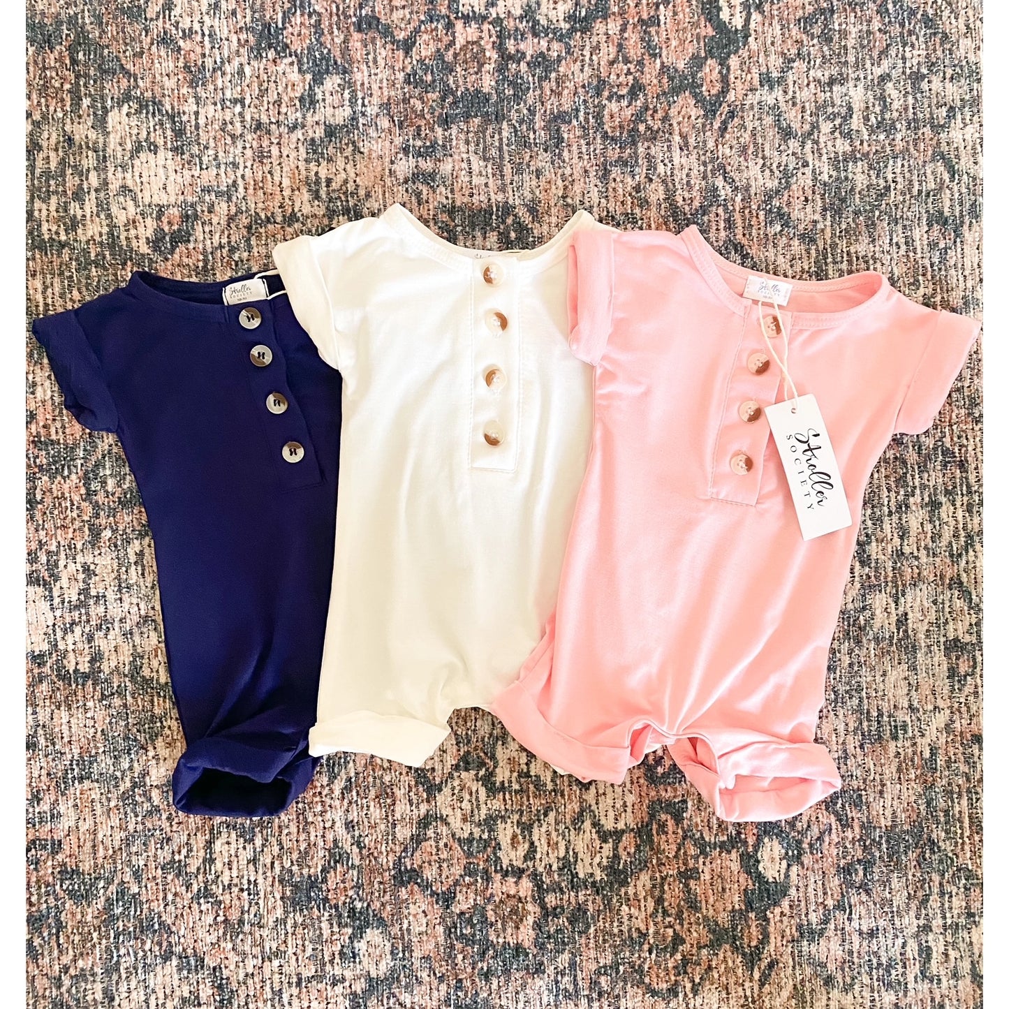 Stroller Society Newborn Shortie Romper