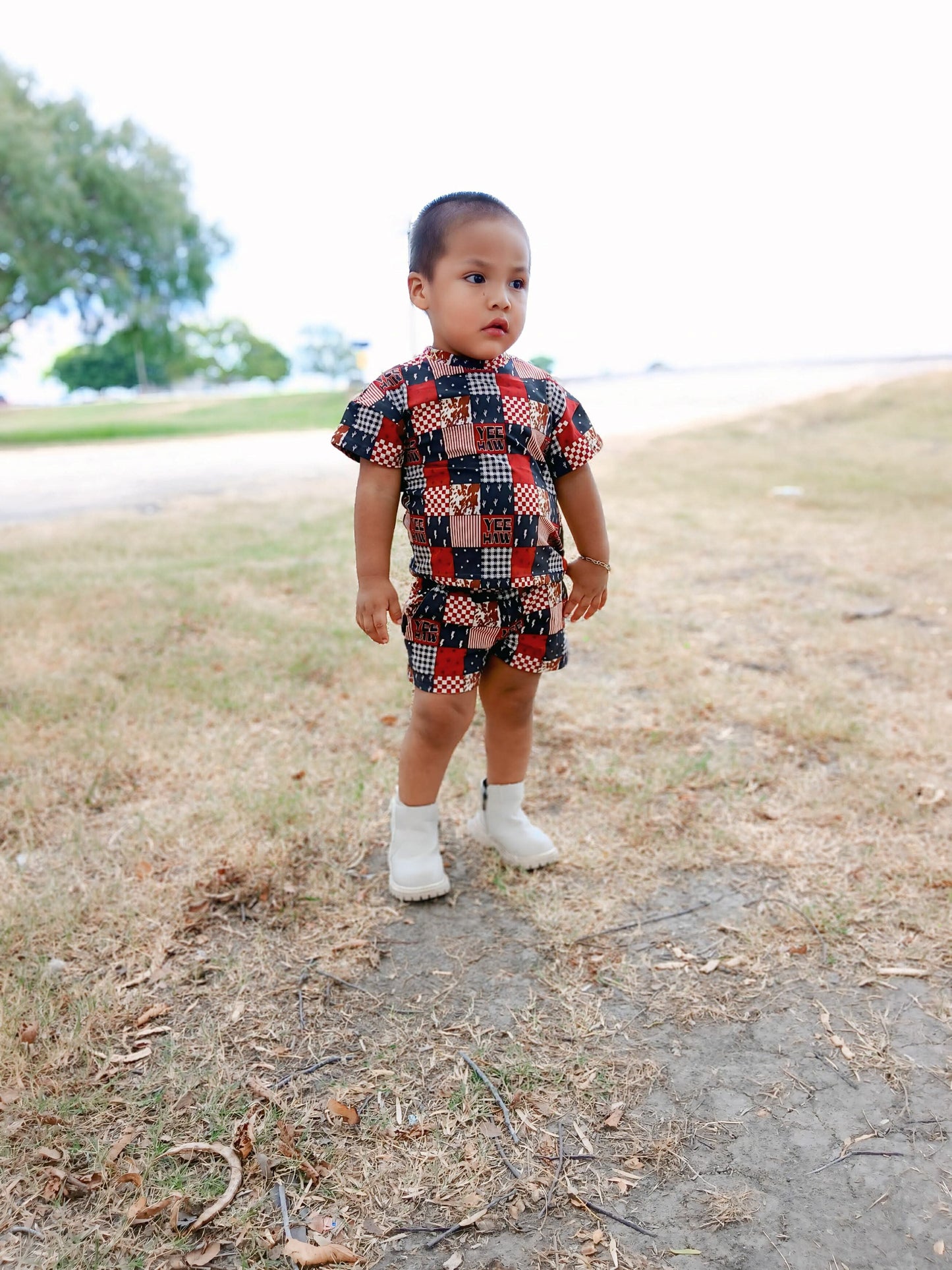 Oversized Yeehaw Short Set