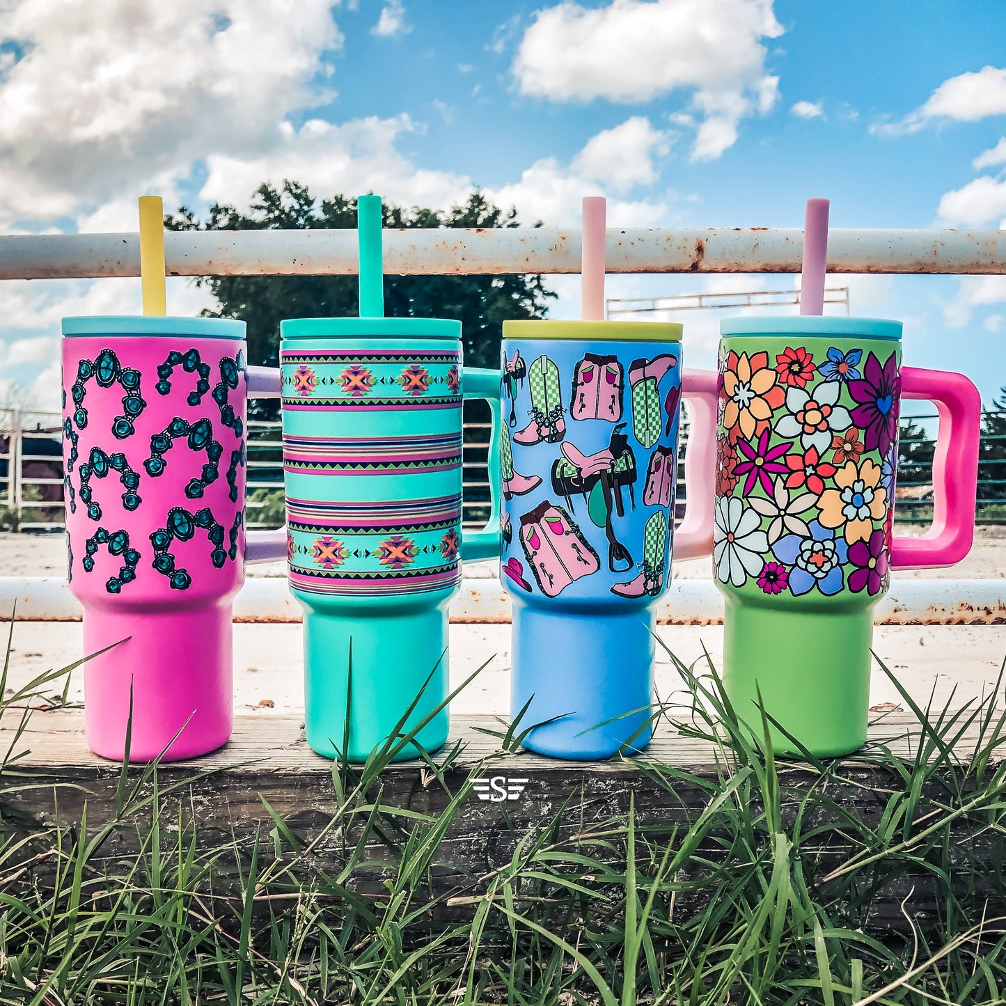 Kids Western Tumbler 24oz