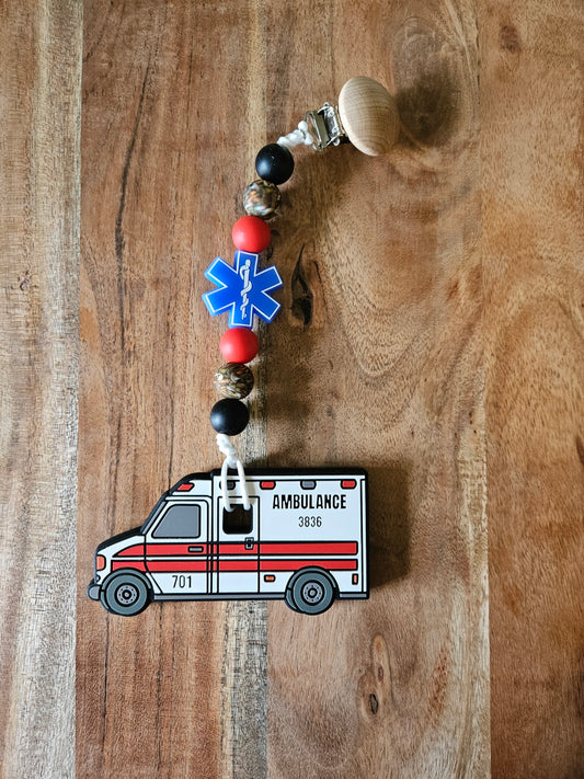 Ambulance Silicone Teether