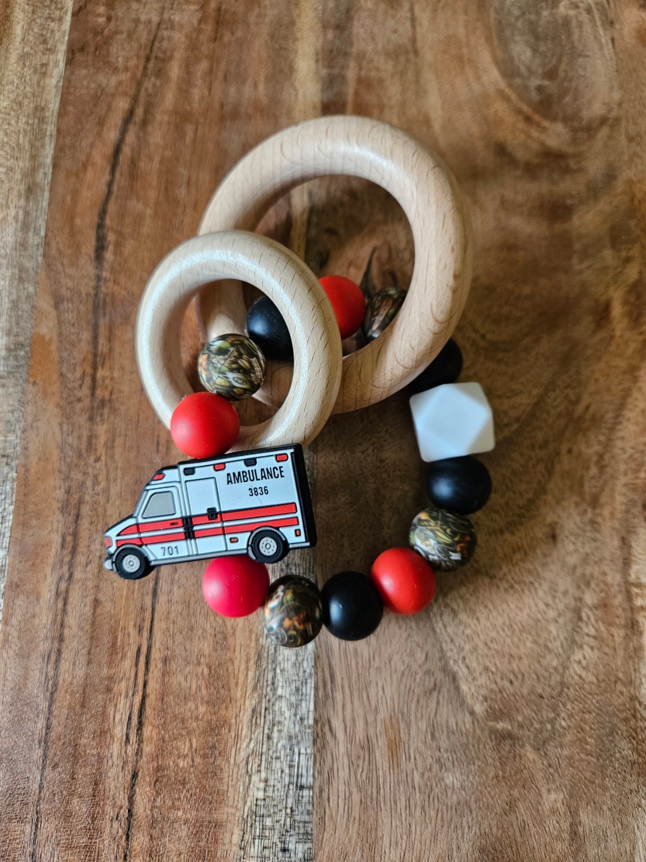 Ambulance Silicone Teether