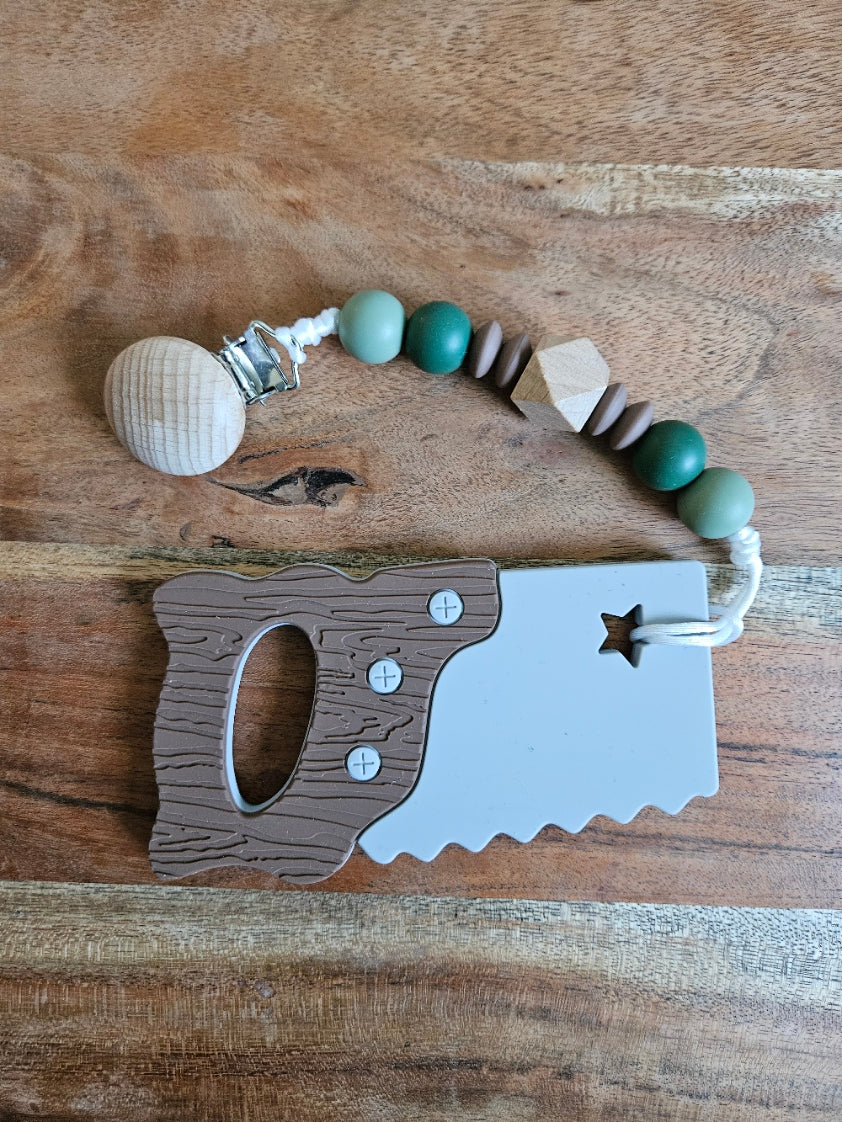 Saw Silicone Teether