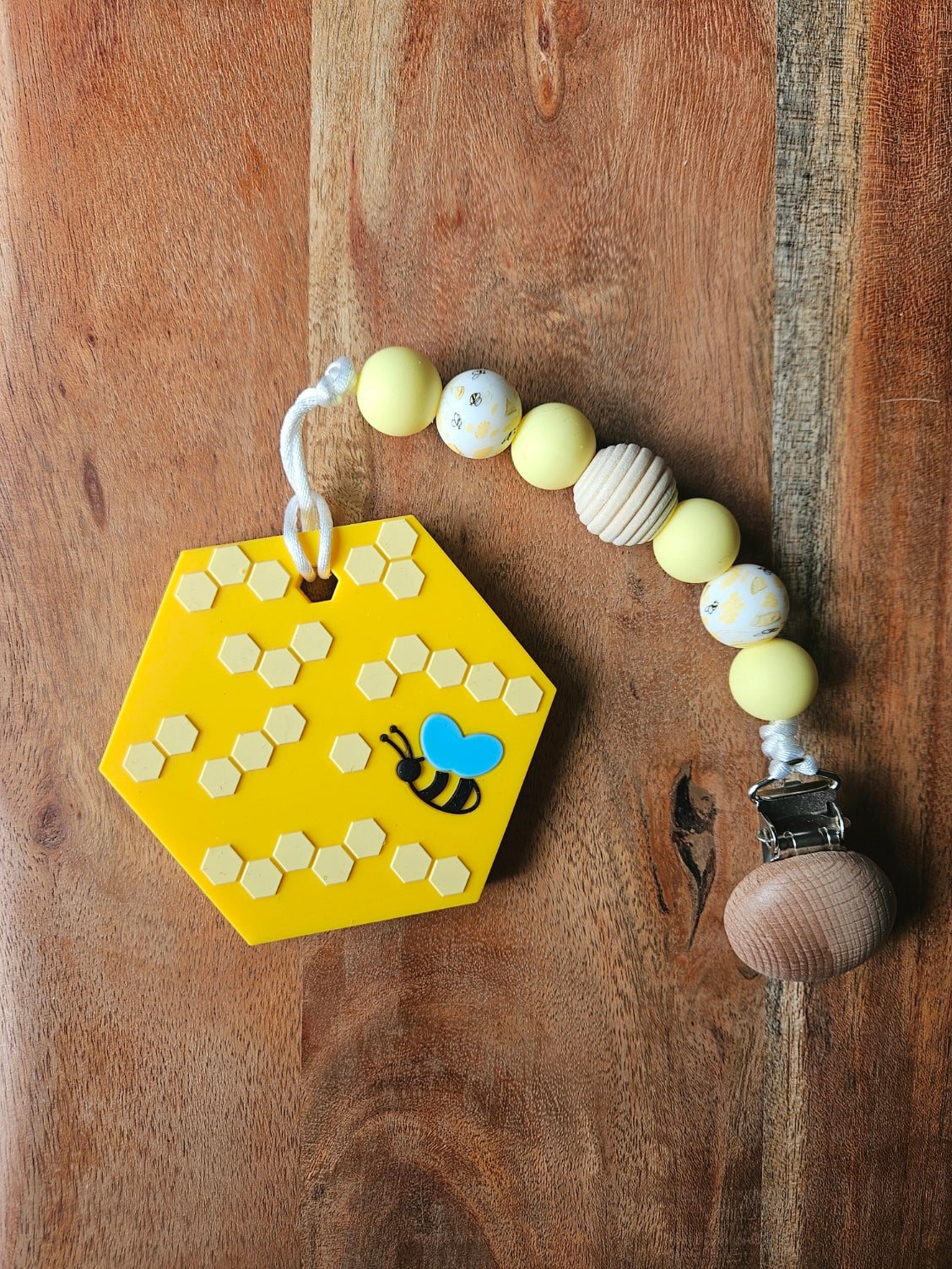 Honey Comb Silicone Teether