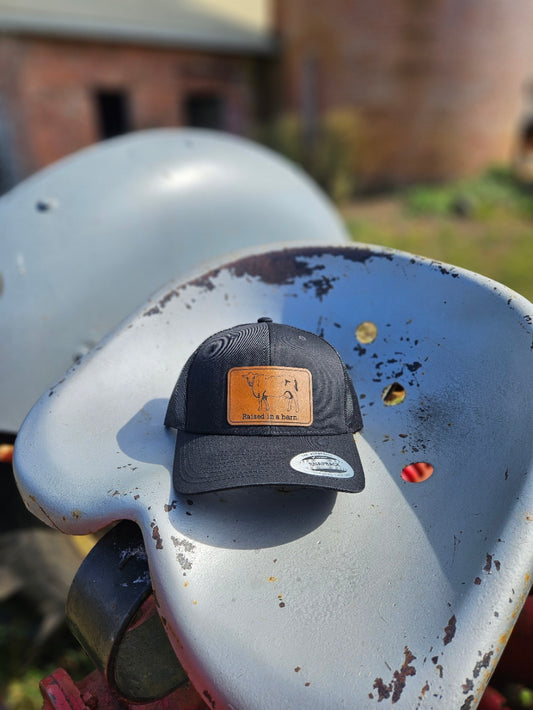 Raised in A Barn Trucker Hat (Adult)