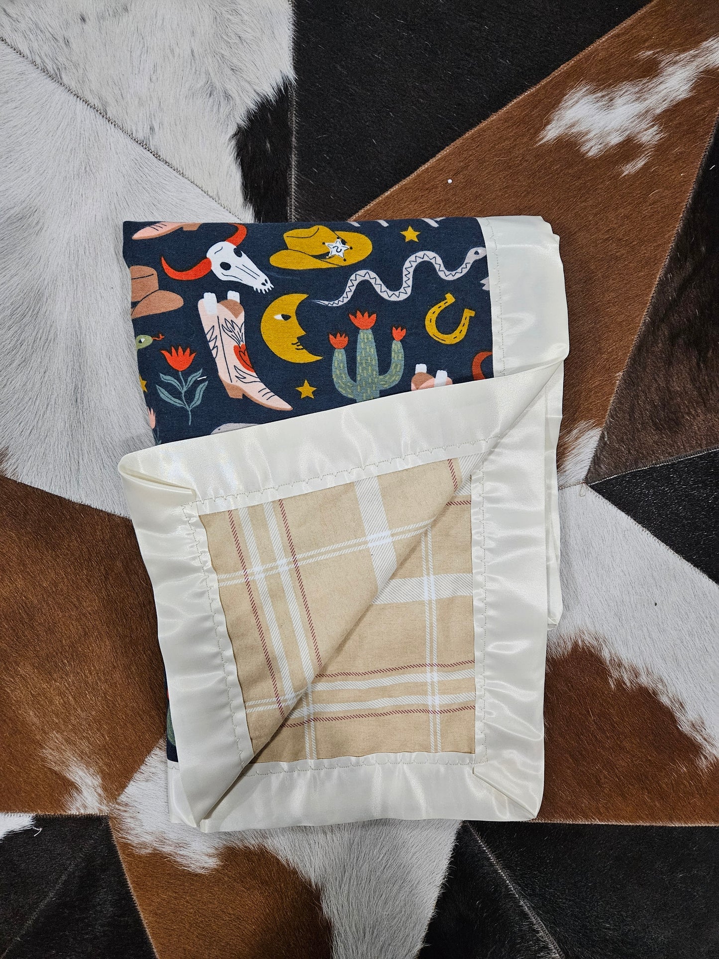 Coyote Fleece Baby Blanket