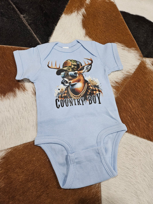 Country Boy Onesie