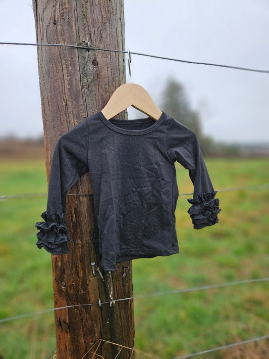 Long Sleeve Ruffle Shirt