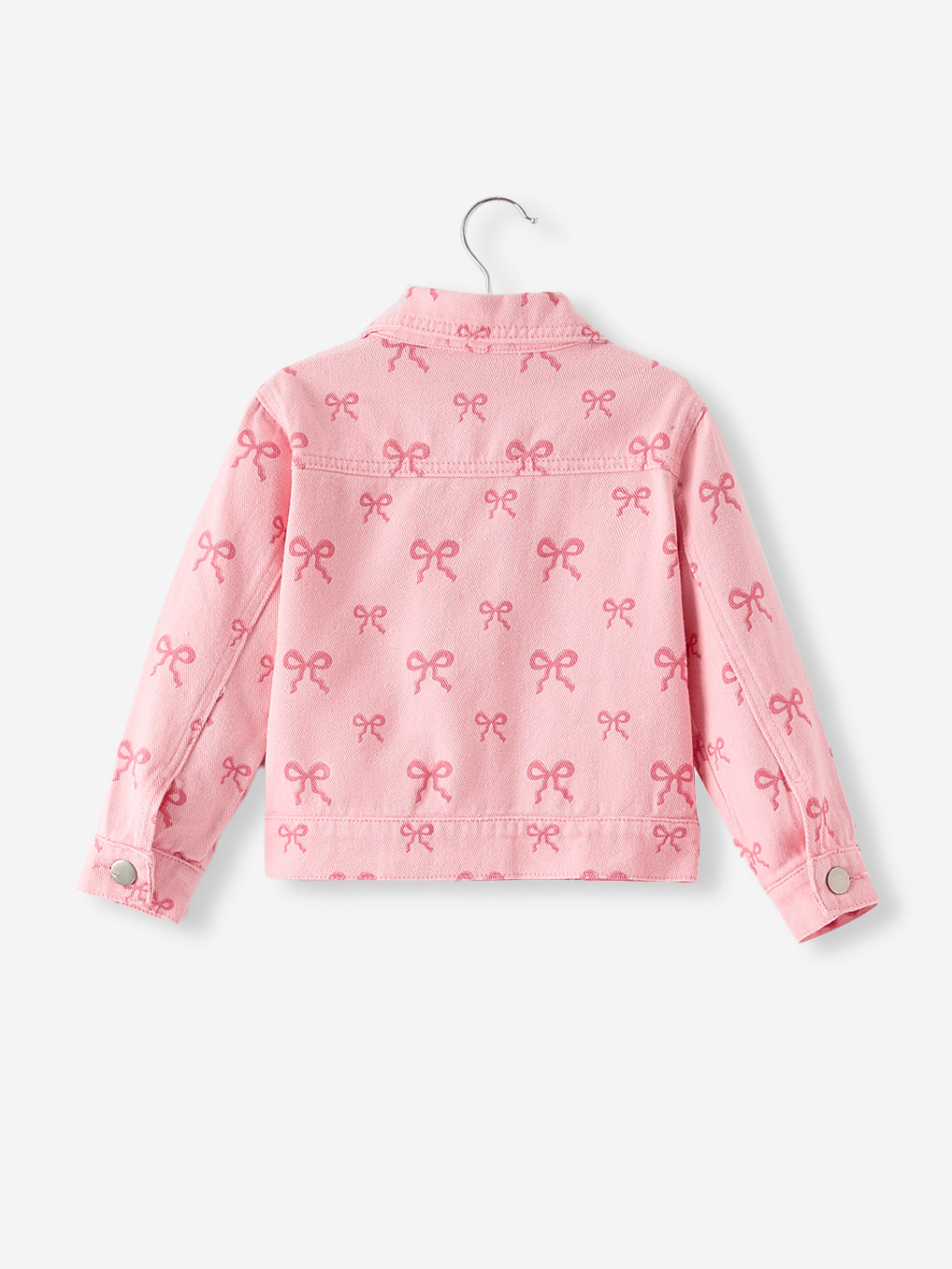 Pink Bows Denim Jacket
