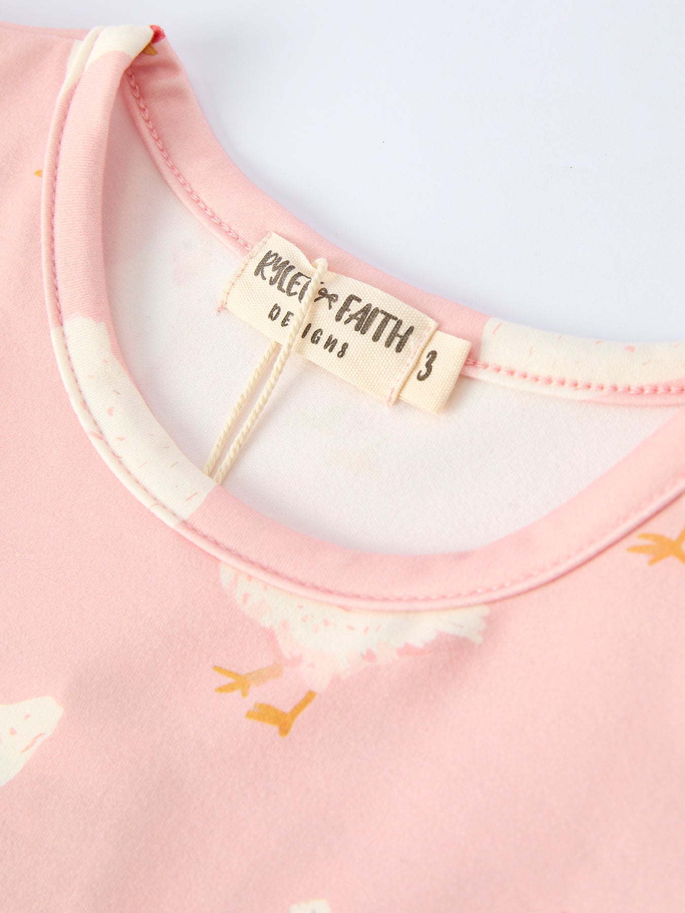 Farm Spring Chicken Ruffle Dress