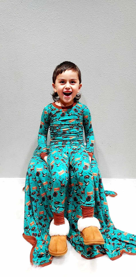 Teal Hunting Club Bamboo Set (FINAL SALE)