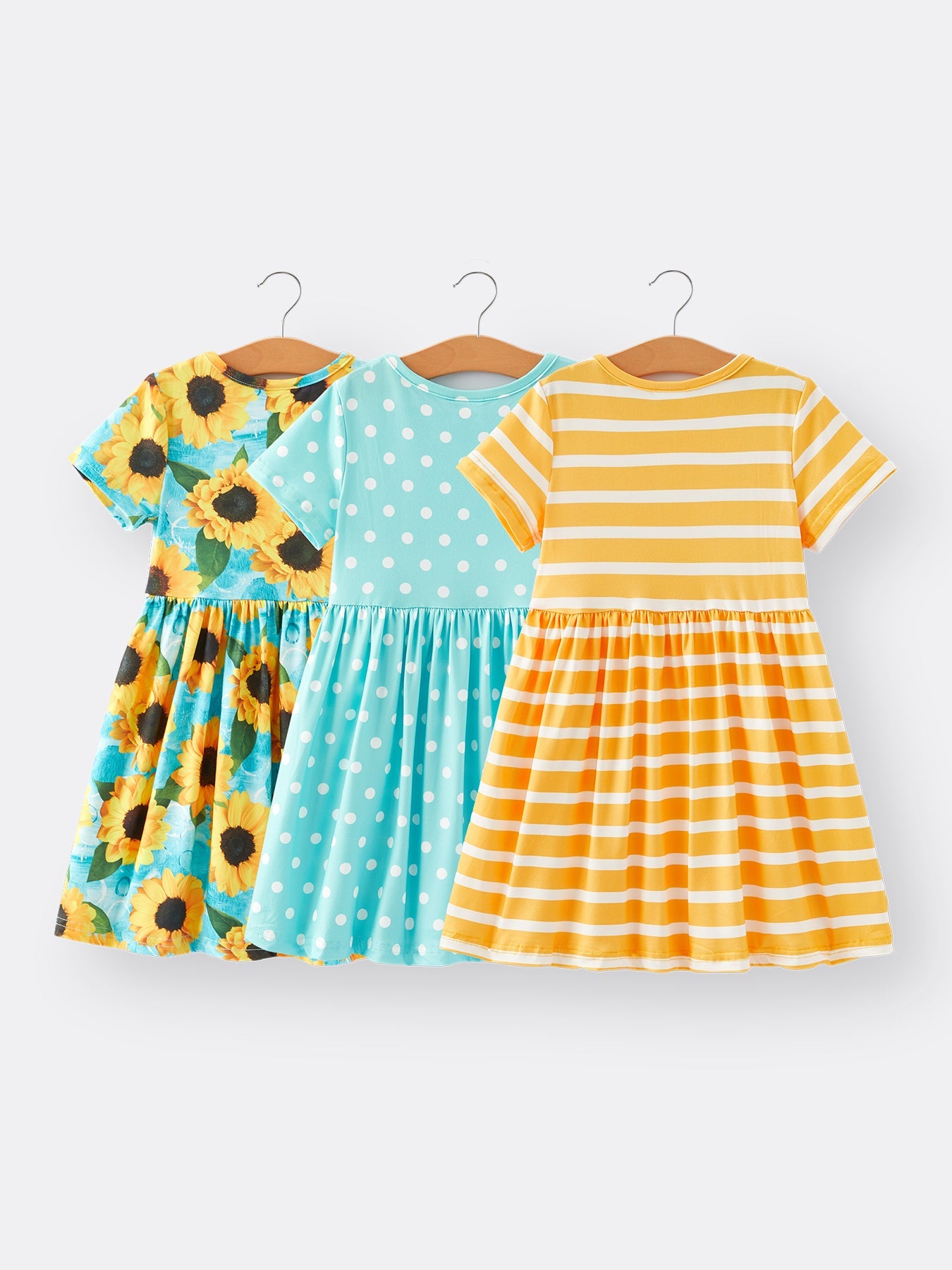 Sunflower Girls' Dress 3 Pack Set