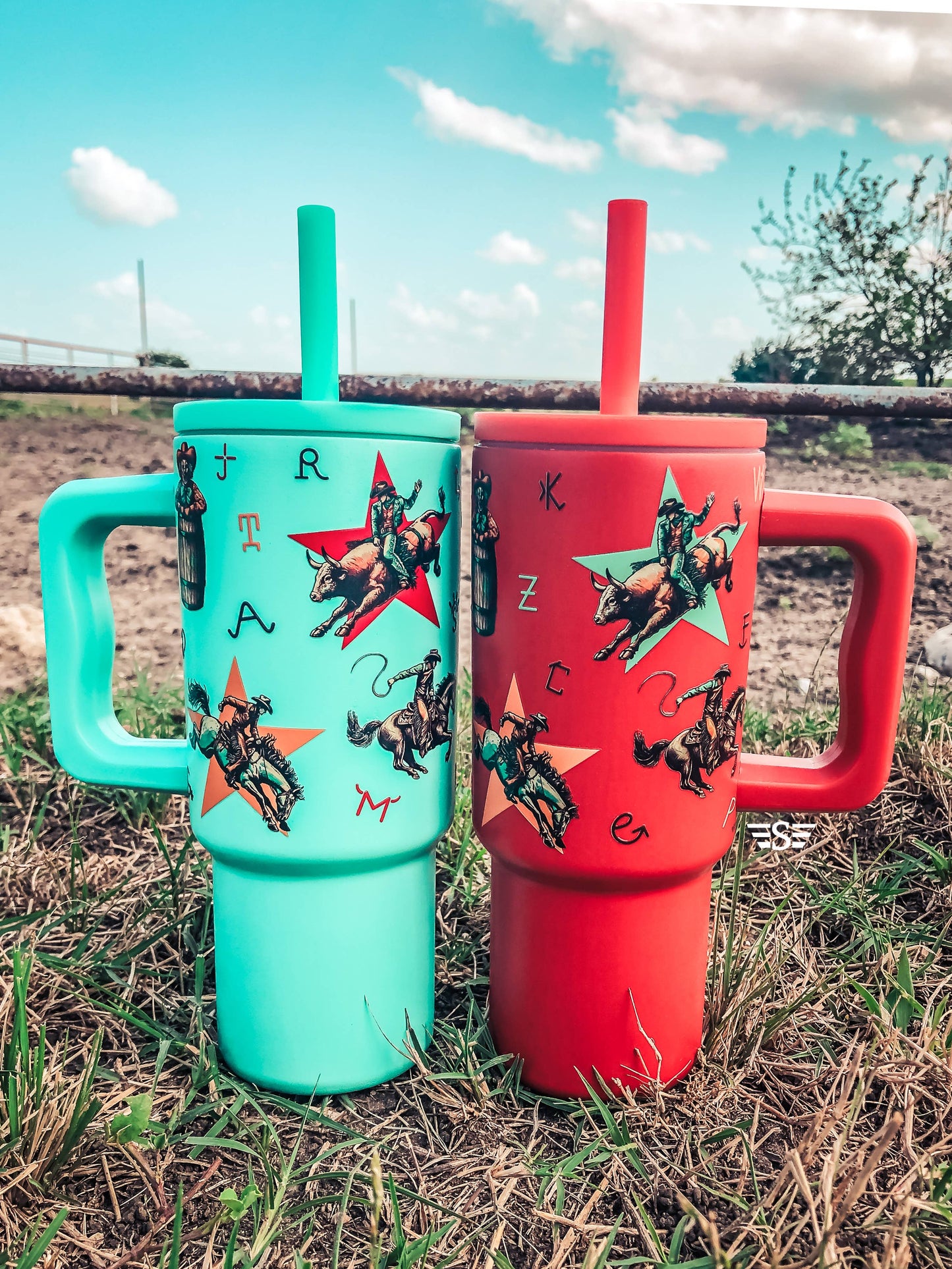 Kids Western Tumbler 24oz