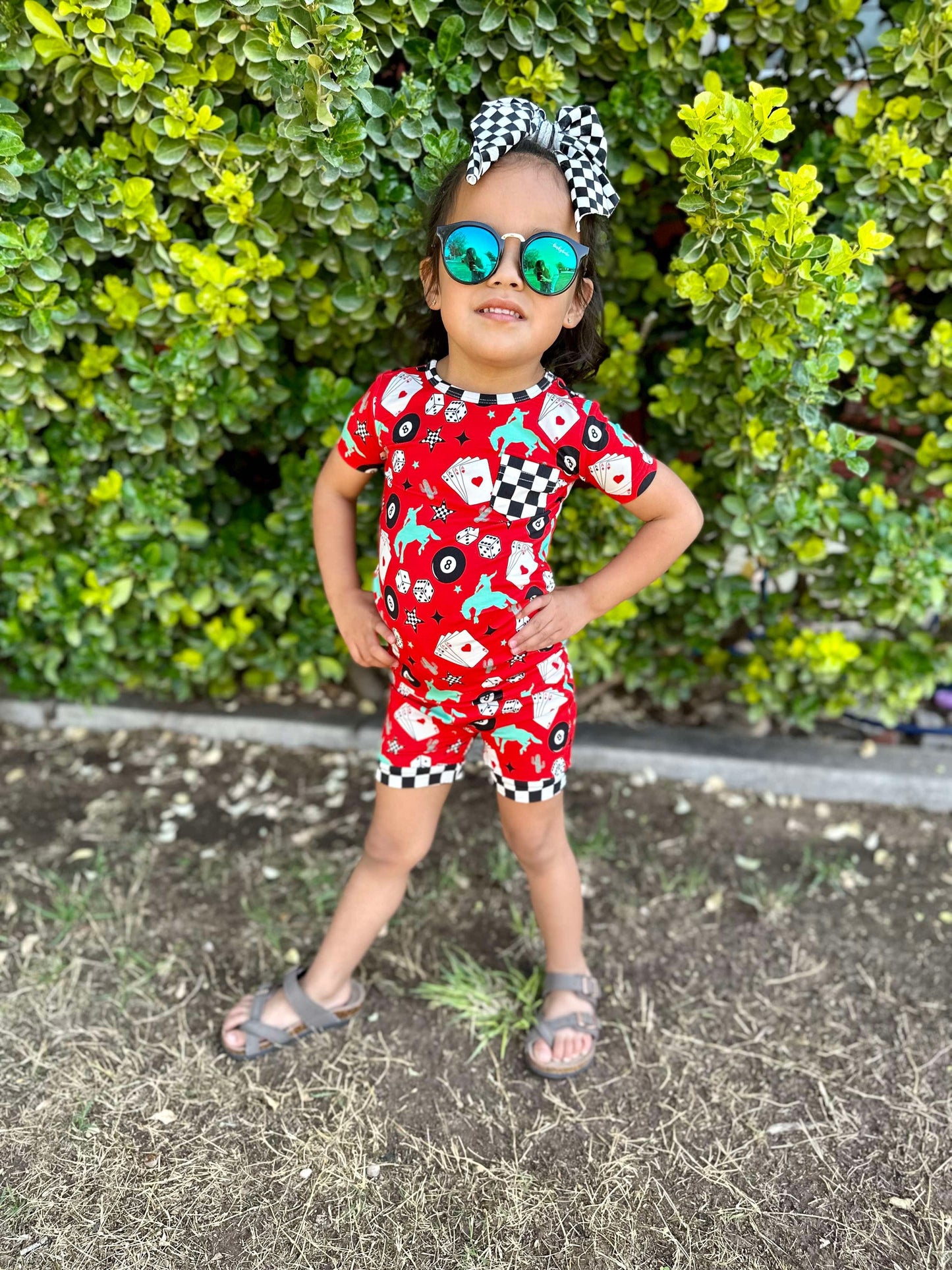 Luck Of The Draw Bamboo Short Set