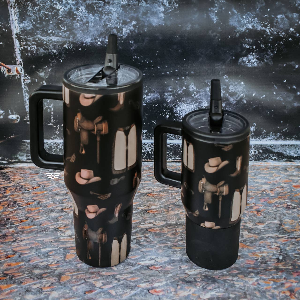 Western Flip Top Tumbler 40oz