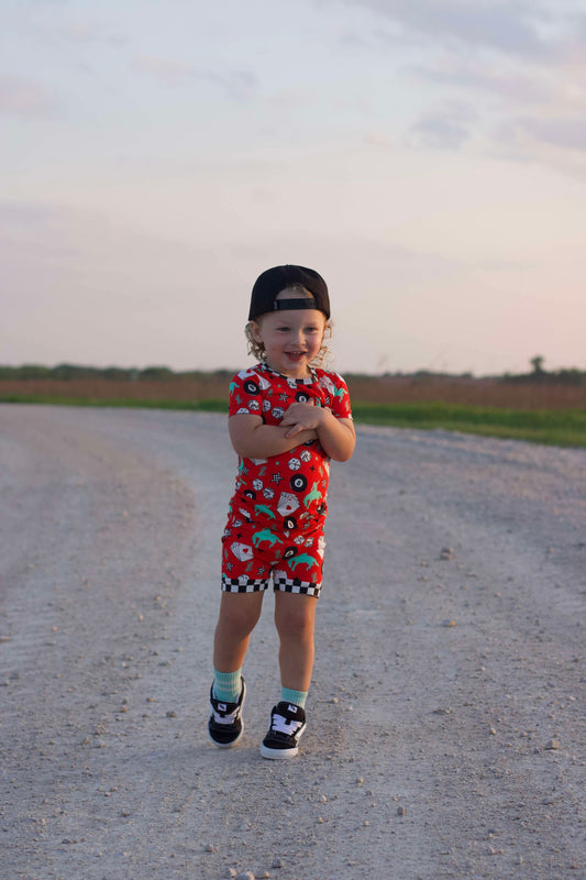 Luck Of The Draw Bamboo Short Set