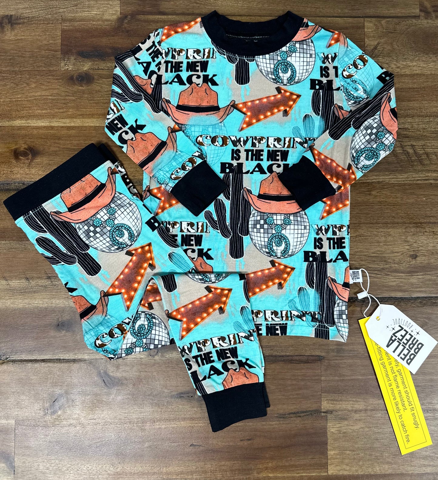 Cow Print is the New Black Bamboo Set (FINAL SALE)