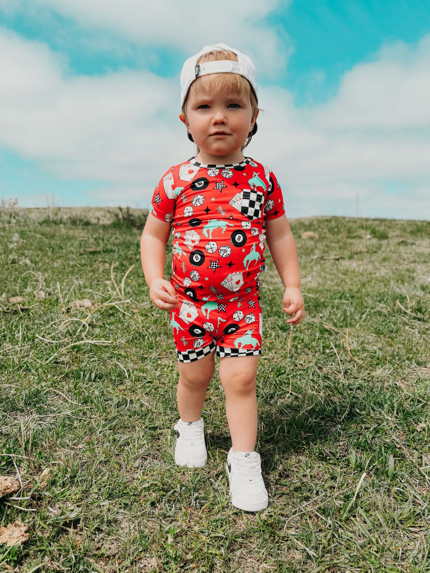 Luck Of The Draw Bamboo Short Set