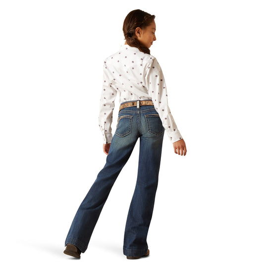 Girls REAL Ariat Trouser- Pacific