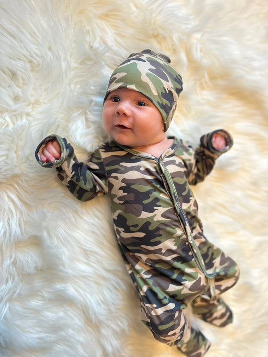 Camo Sleeper Set