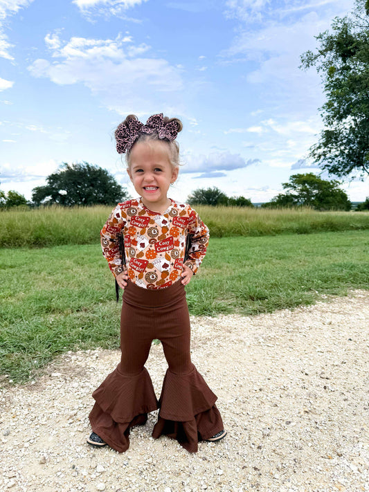 Cozy Cowgirl Fringe Onesie