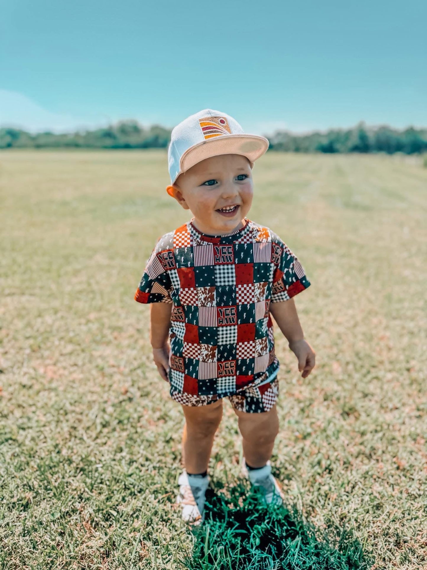 Oversized Yeehaw Short Set