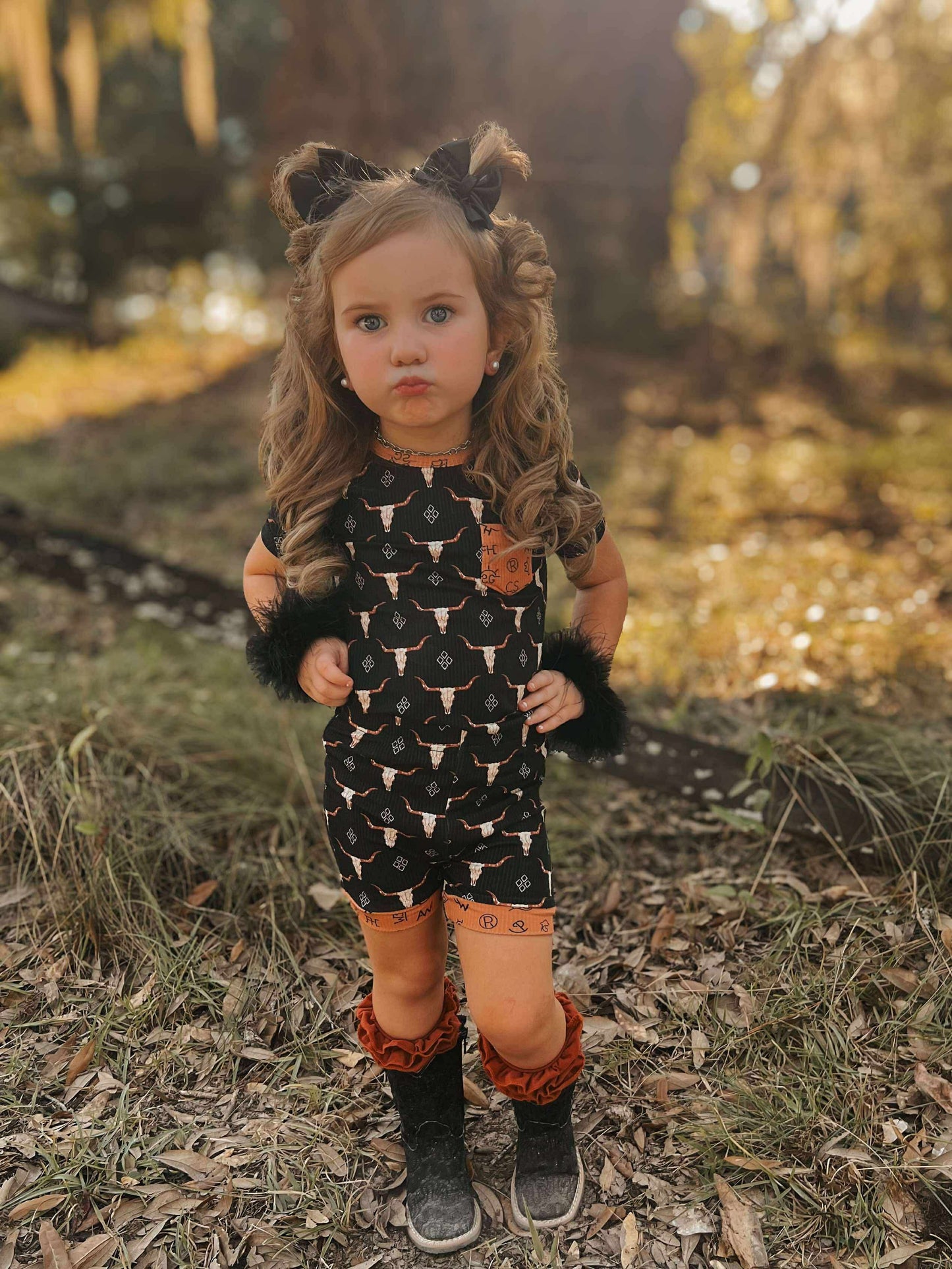 Ranch N Rust Bamboo Short Set