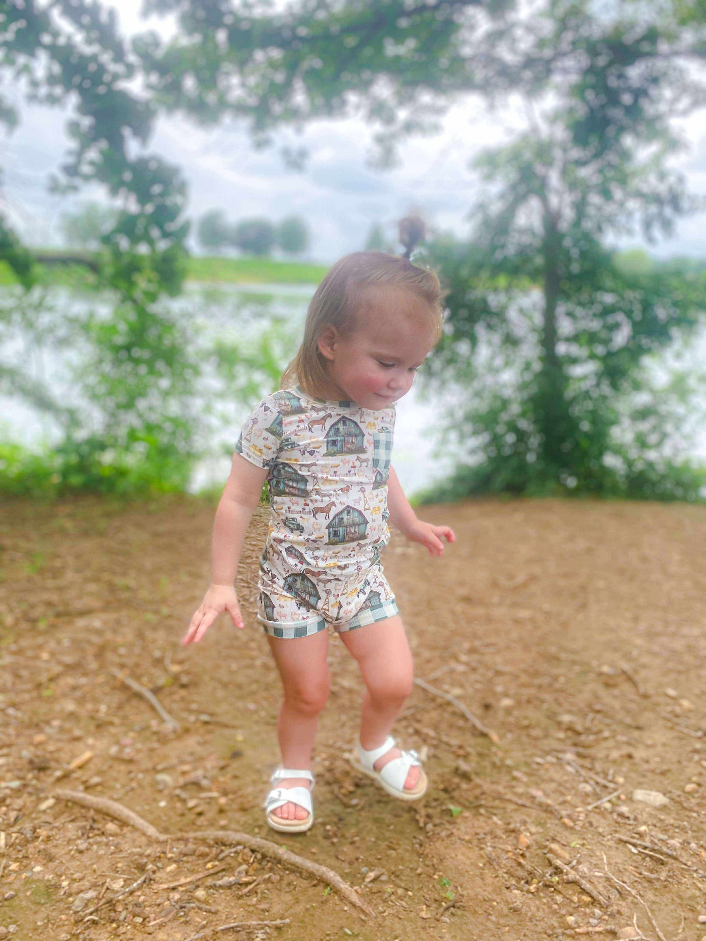 Farm Ribbed Bamboo Short Set