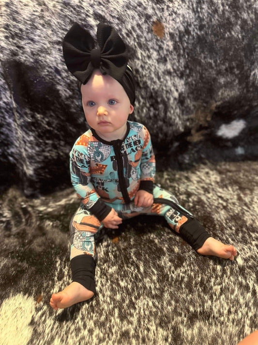 Cow Print is the New Black Bamboo Sleeper (FINAL SALE)