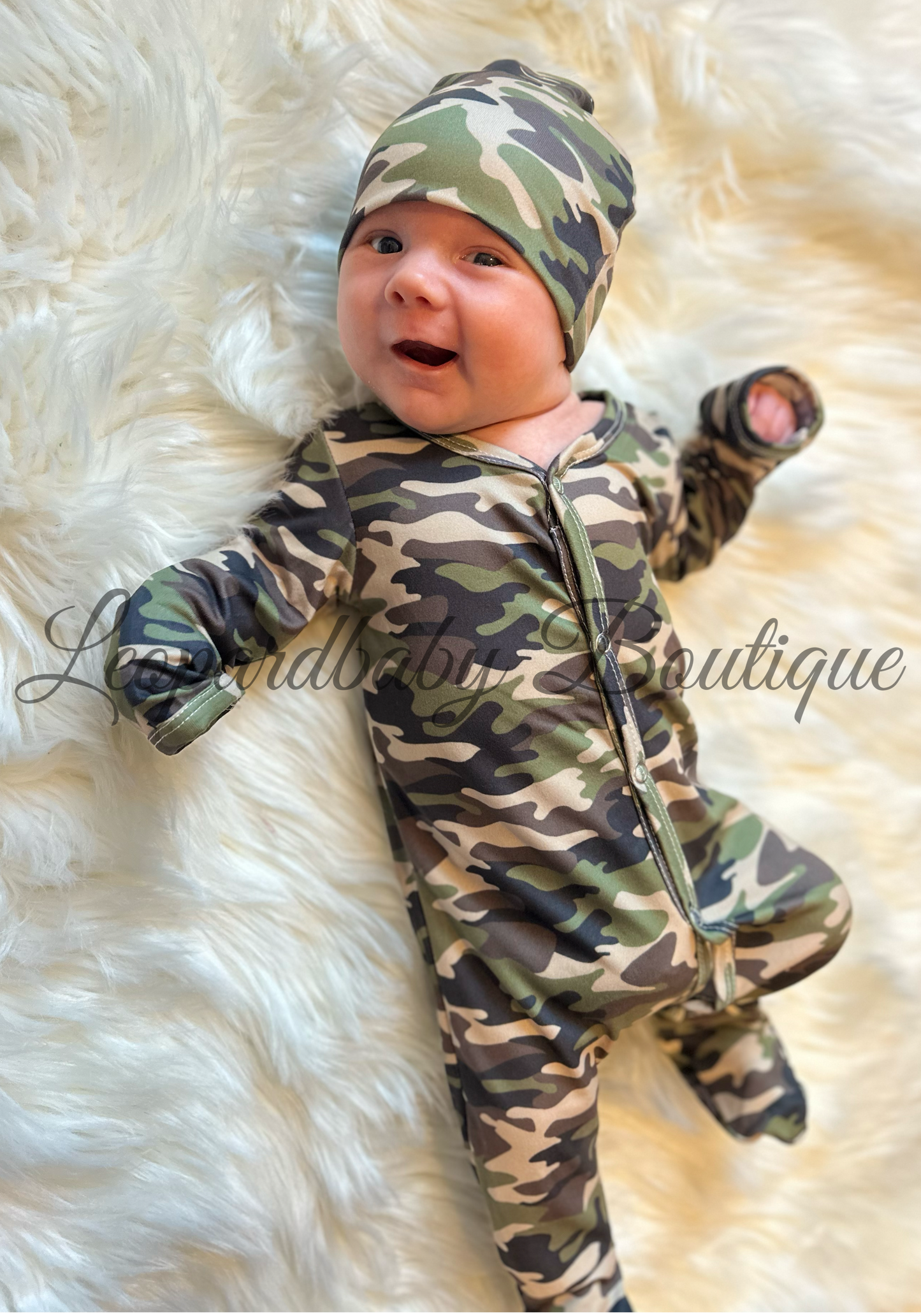 Camo Sleeper Set