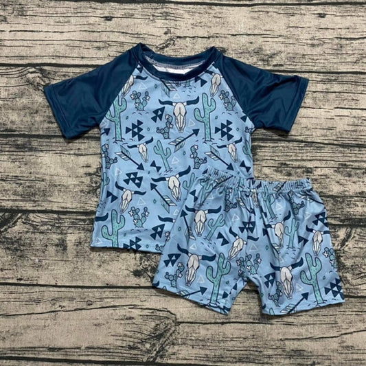 Boys Blue Western set