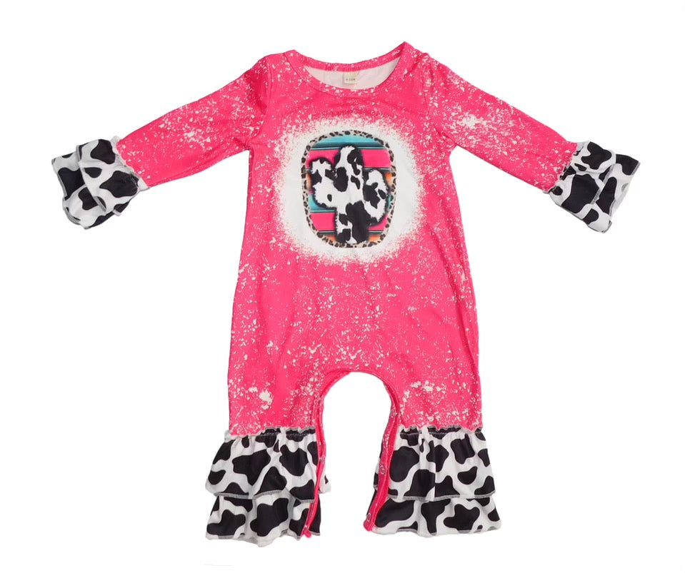 Bleached Serape Cactus Romper