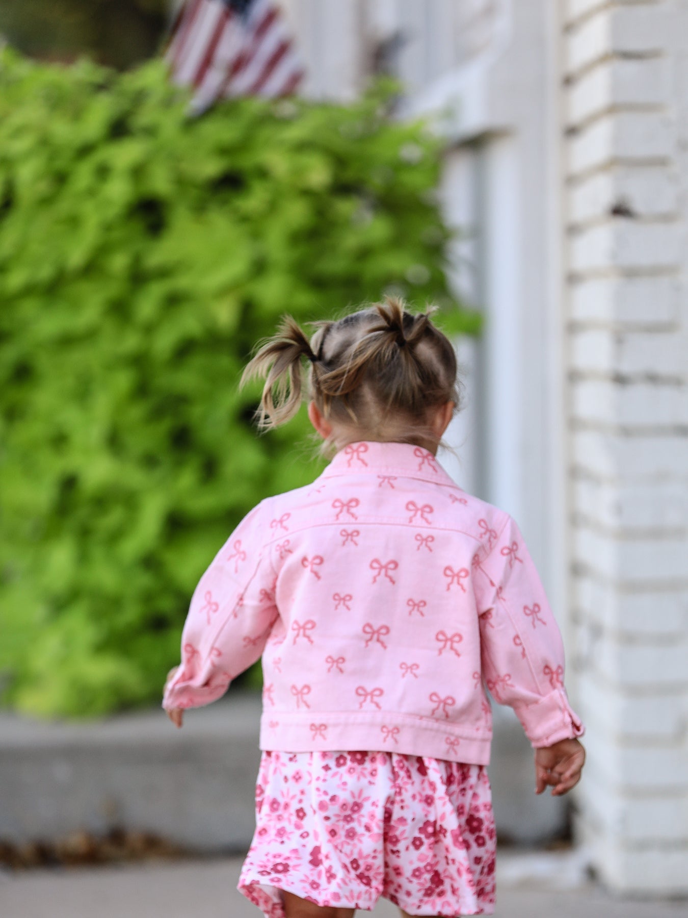Pink Bows Denim Jacket