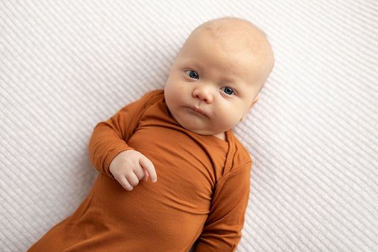 Saddle Knotted Newborn Baby Gown