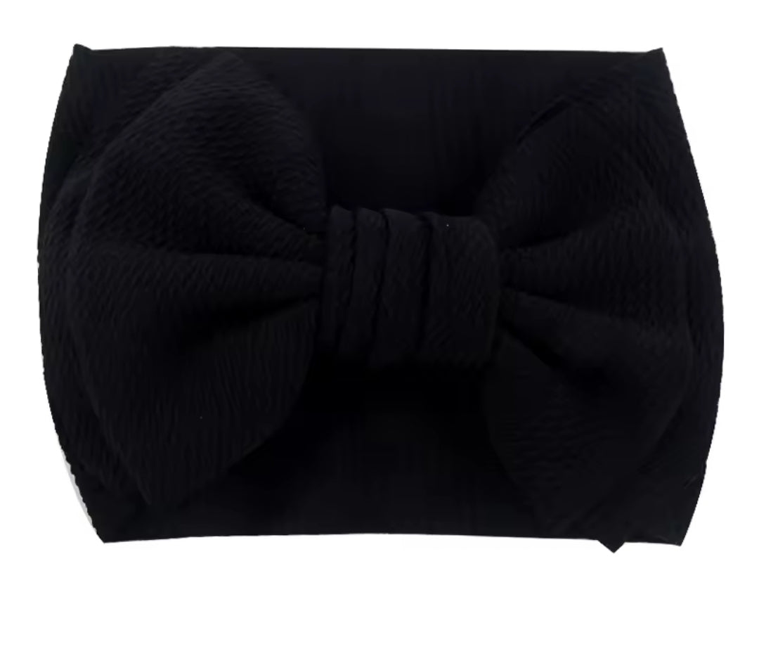 Double Bow Waffle Headwrap