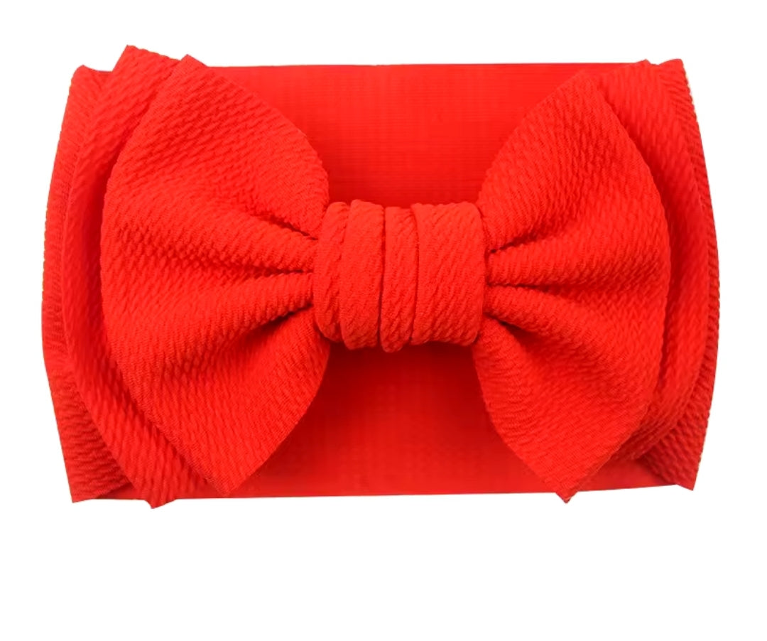 Double Bow Waffle Headwrap