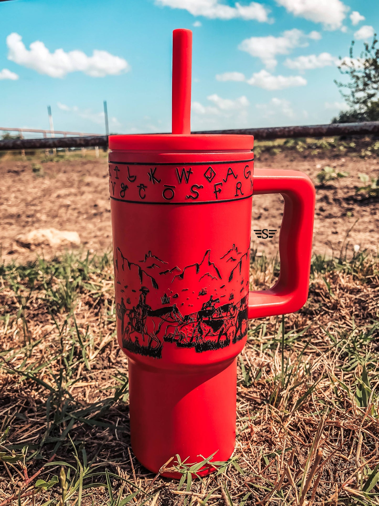 Kids Western Tumbler 24oz