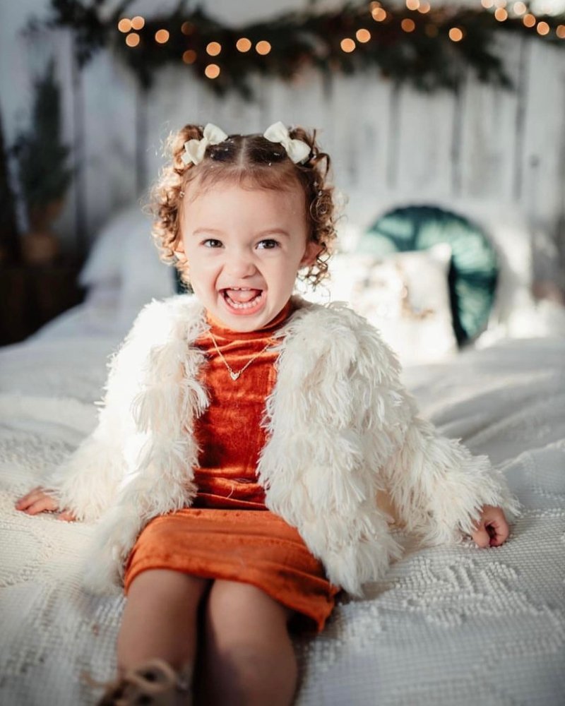 Fatima Faux Shag Layered Jacket - Ivory